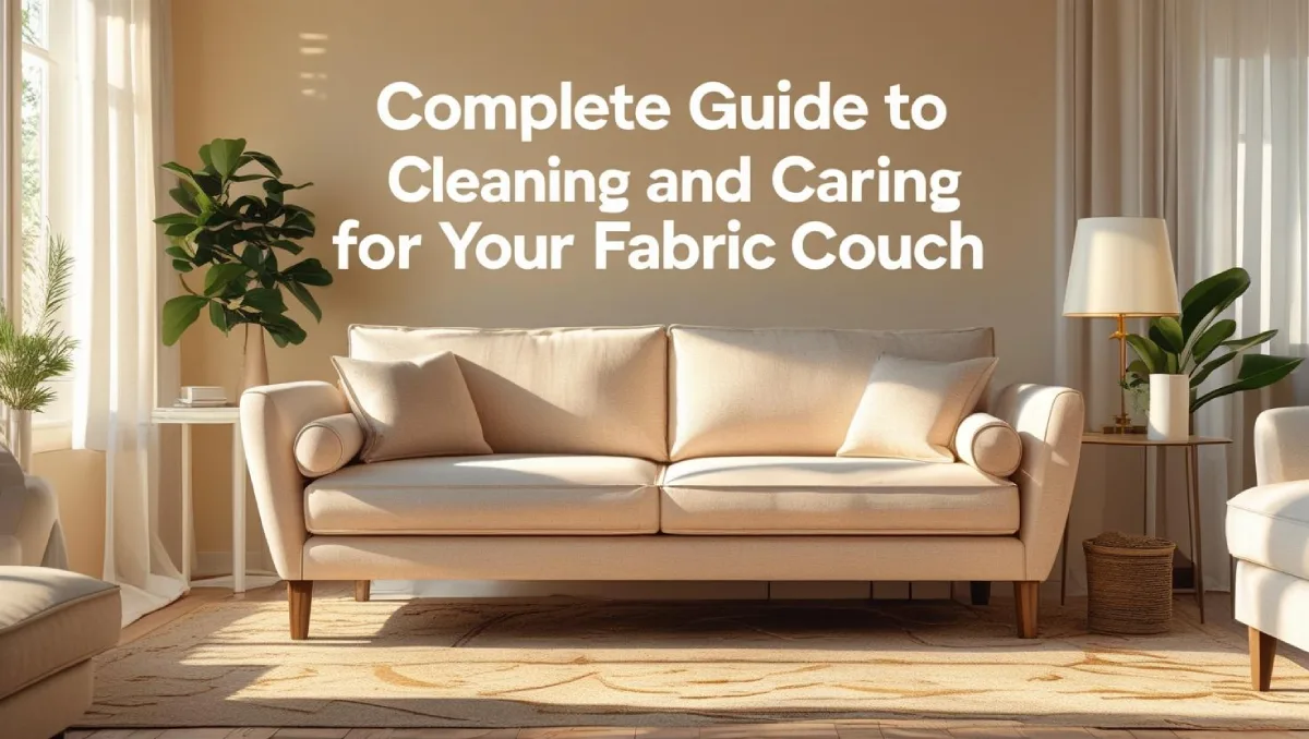 Cleaning and Caring of Couch